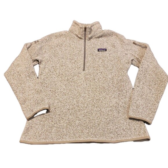 Patagonia Better Sweater 1/4 Zip Womens Large Gray Pullover Fleece Outdoor - Picture 1 of 10